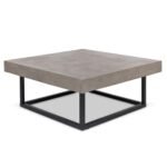 Exclusive Miami Concrete Square Coffee Table