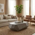 Exclusive Kristal Geometric Coffee Table