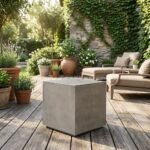Exclusive Bloc Concrete Outdoor Square Table – Priti