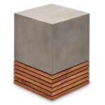 Exclusive Stecca Concrete Wooden Side Table – Priti