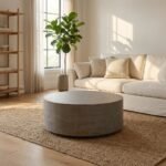 PRITI Concrete Coffee Table - Image 2