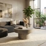 PRITI Volus Concrete Coffee Table - Image 3