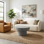 PRITI Volus Concrete Coffee Table