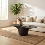 Exclusive Yumi Concrete Outdoor Coffee Table - Priti - Image 2