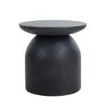 PRITI Concrete Side Table Black