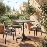 Exclusive Alfresco Gray Square Dining Table - Priti - Image 4