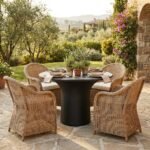 Exclusive Concrete Outdoor Geometric Table - Priti - Image 3