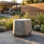 Exclusive Kristal Concrete Geometric Table - Priti - Image 4