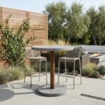 Exclusive Outdoor Counter Height Table Contemporary - Image 2