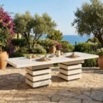 Exclusive Rectangle Outdoor Dining Table - Priti - Image 2