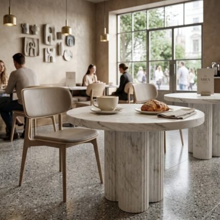 Gear Coffee Table Tall, Chalk – PRITI