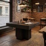 PRITI Gear Coffee Black Table - Image 3