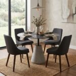 side table steel concrete, Minimalist and contemporary – PRITI