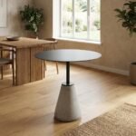 side table steel concrete, Minimalist and contemporary - PRITI - Image 4