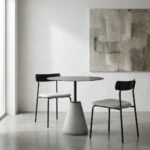 side table steel concrete, Minimalist and contemporary - PRITI - Image 3