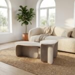 Concrete Nesting Coffee Table Set - PRITI - Image 44