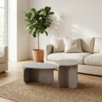 Concrete Nesting Coffee Table Set - PRITI - Image 3