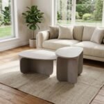 Concrete Nesting Coffee Table Set - PRITI - Image 4