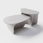 Concrete Nesting Coffee Table Set - PRITI - Image 57