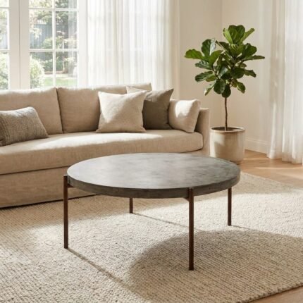 Exclusive Coffee Table Grey Contemporary – Priti