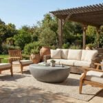Exclusive Corvo Concrete Outdoor Coffee Table - Priti - Image 3