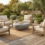 Exclusive Corvo Concrete Outdoor Coffee Table - Priti - Image 2