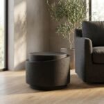 Exclusive Cosmo Concrete and Stone Table - Priti - Image 3