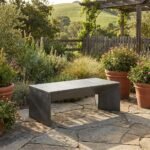 Exclusive Nomad Concrete Outdoor Coffee Table - Priti - Image 3