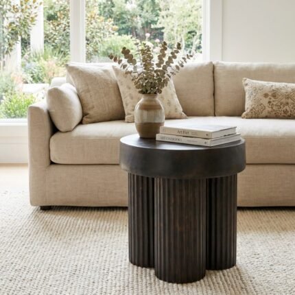 Gear Coffee Table Tall, Earth (Round)