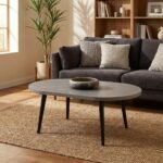 PRITI Curved Mono Coffee Table - Image 3