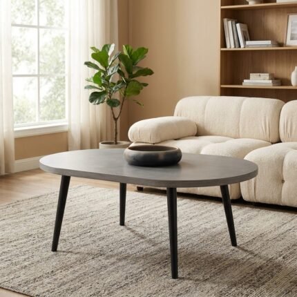 PRITI Curved Mono Coffee Table