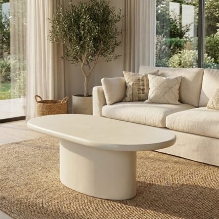 PRITI Roberto Oval Coffee Table