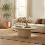 PRITI Roberto Oval Coffee Table