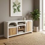 Hollow Sideboard with Cement Effect