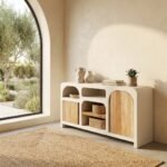 Hollow Sideboard with Cement Effect - Image 3