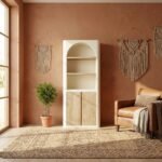 Narrow storage cabinet with doors - Image 4