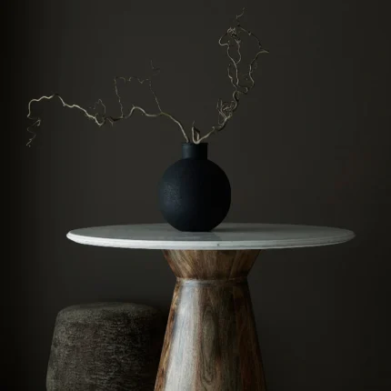 PRITI spisebord, Seashell Serenity Table, PearlNest Sofaboard, PRITI PebbleStone Dining Table