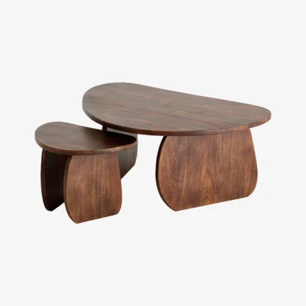 PRITI Svampe Sofabordssæt med 2 stk.