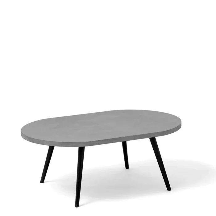 PRITI Curved Mono Coffee Table | Breakfast Table for Home