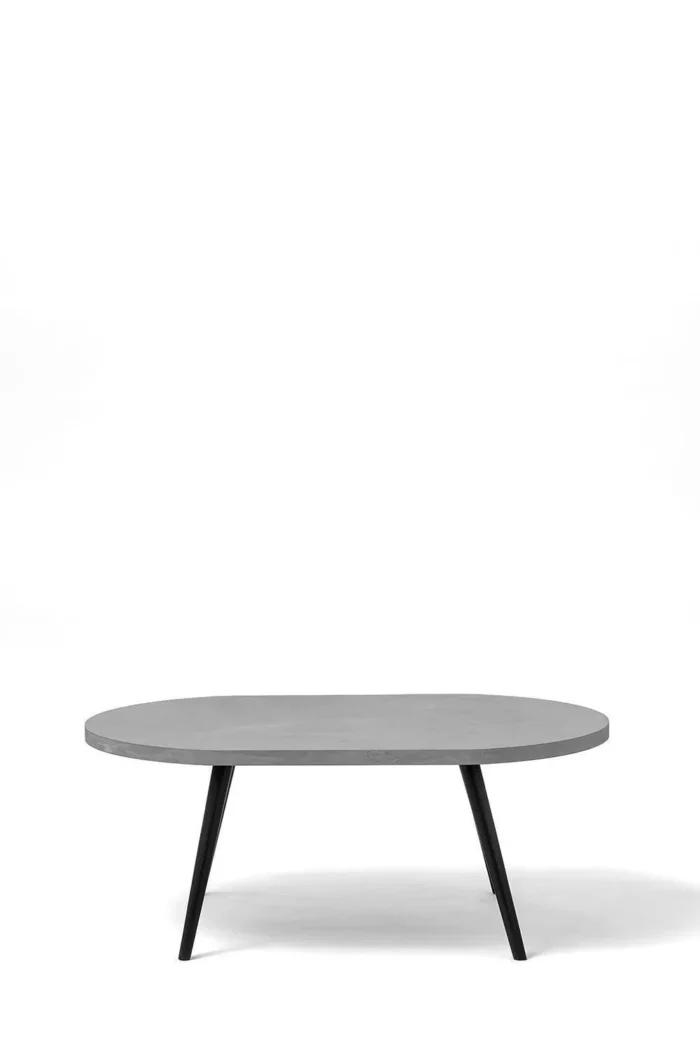 PRITI Curved Mono Coffee Table | Breakfast Table for Home