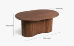 PRITI Linn Coffee Table | Centerpiece For Living Room