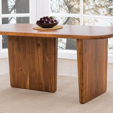 PRITI Attica Dining 6 Seater Dinner Table | Modern Dining Room Table 6 Seater