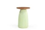 PRITI Nimbus Wood Side Table