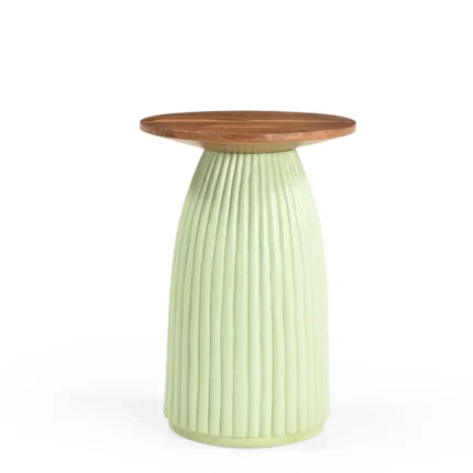 PRITI Nimbus Wood Side Table