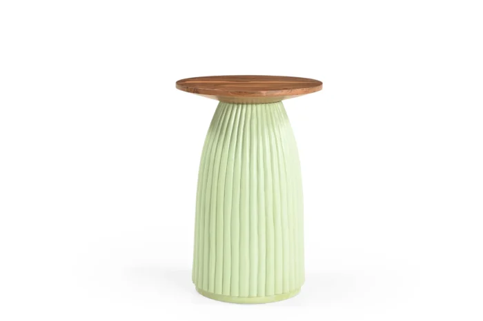 PRITI Nimbus Wood Side Table