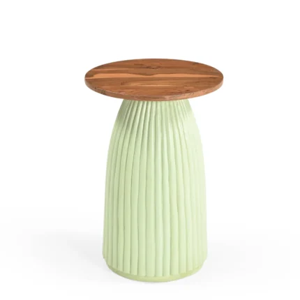 PRITI Nimbus Wood Side Table