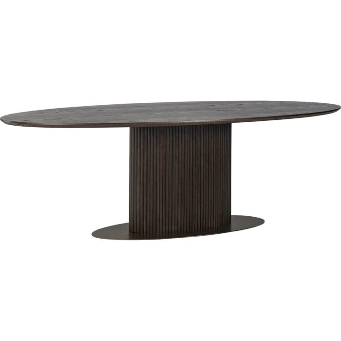 Table à manger ovale en bois PRITI, Table à manger ovale en bois PRITI , PRITI Oval Wooden Table”