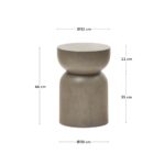 PRITI Garbet Side Table 32cm