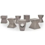 PRITI Hayden Concrete Side Table