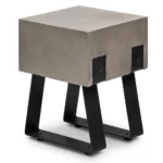 PRITI Industrial Concrete Side Table